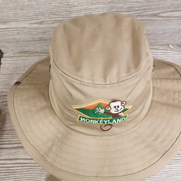 NEW! MONKEYLAND PUNTA CANA TRAVEL TAN TRAPPER HAT CAP SZ M NWT - Picture 3 of 9